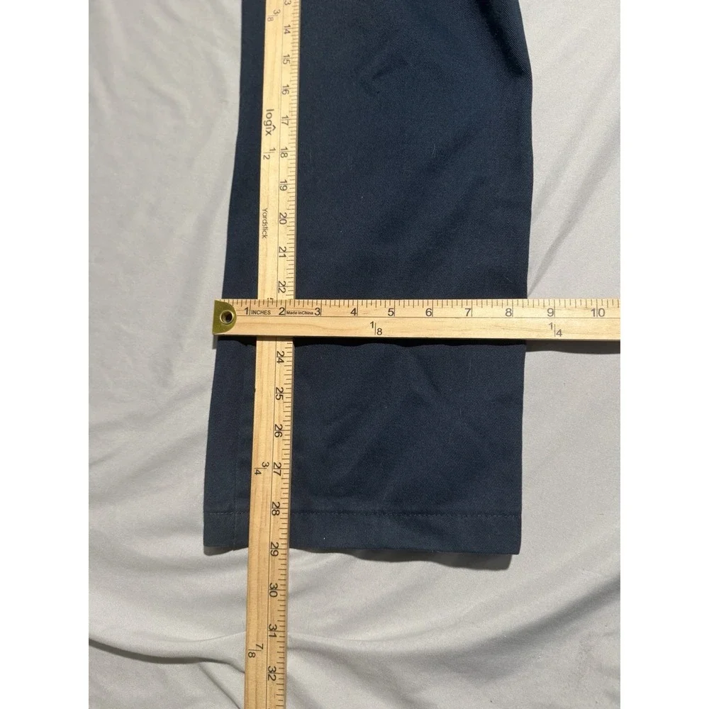 dickies 874 original fit, zip clasp fly, blue work pants. chinos, men's 28x29